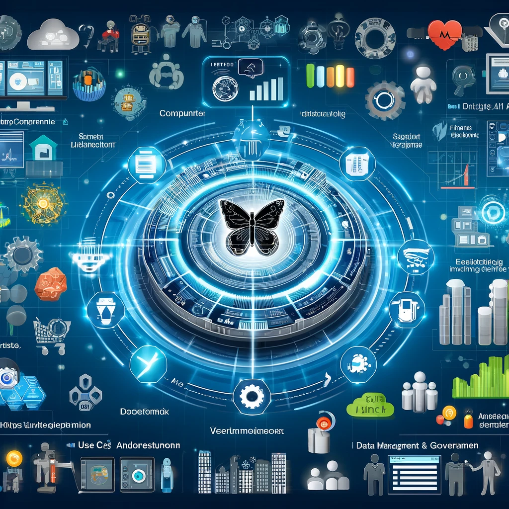 DALLE-2024-04-10-095653-Illustrate-a-futuristic-platform-representing-IBM-Watsonx-showcasing-multiple-AI-models-data-management-and-governance-tools-This-platform-is-in-t - innovaTopia - innovaTopia - (イノベトピア)