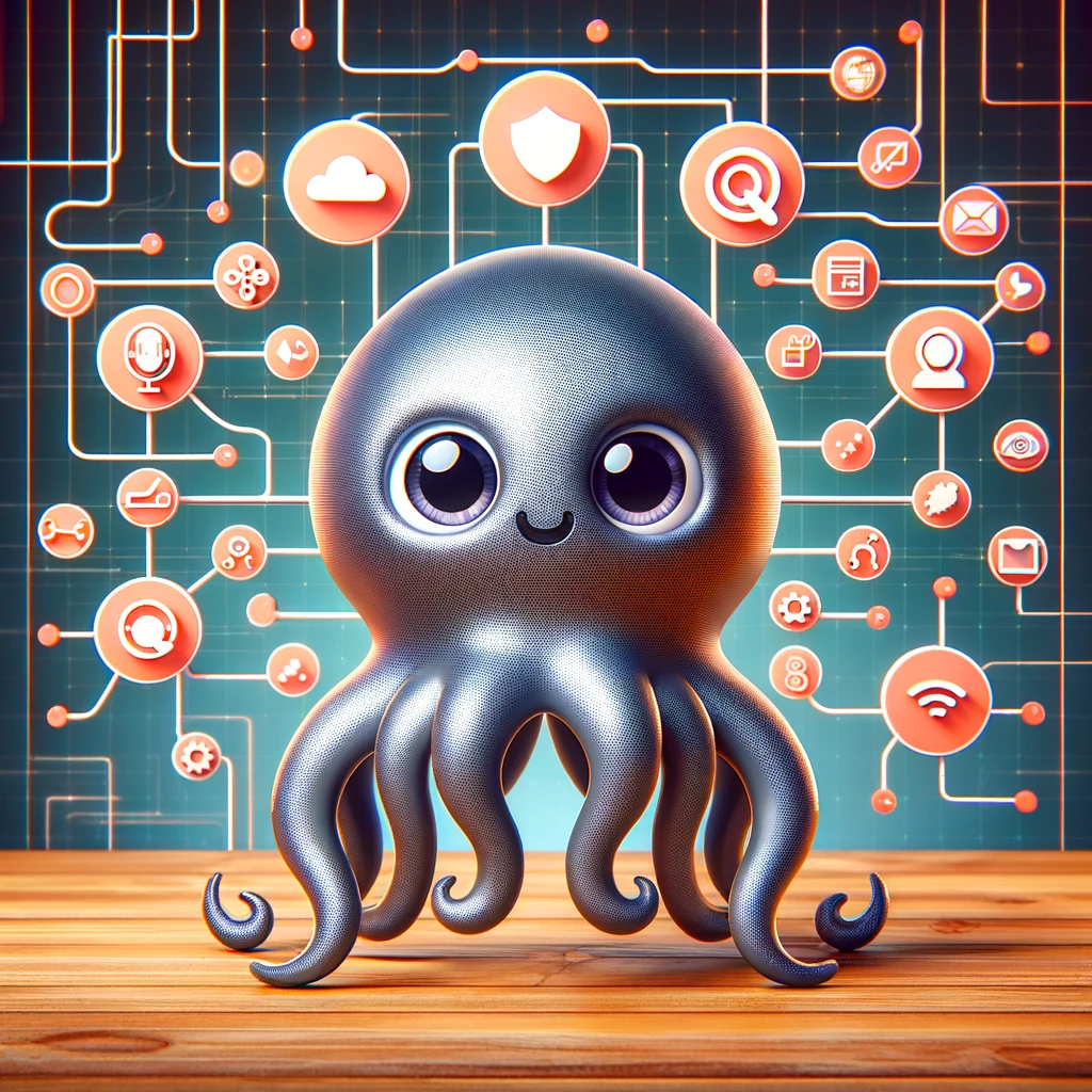 DALLE-2024-04-18-162852-An-eye-catching-image-for-an-article-about-Octopus-V3-a-new-edge-AI-agent-capable-of-processing-natural-language-images-and-voice-with-less-than- - innovaTopia - innovaTopia - (イノベトピア)