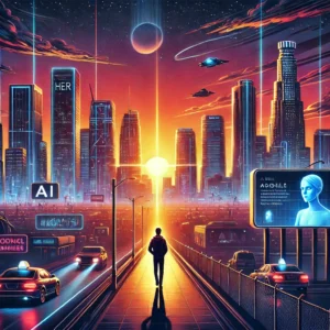 "孤独な男とAIの恋、映画『Her』が描く未来の希望と人間関係" "豪華な生活を送る未来のロサンゼルス、映画『Her』で描かれるAIとの共生" - innovaTopia - （イノベトピア）