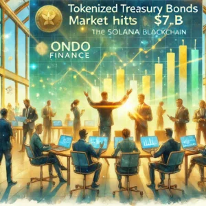 "Ondo FinanceがSolanaブロックチェーンに米国財務省裏付けトークンを拡大、トークン化国債市場が76億ドルに急成長" - innovaTopia - （イノベトピア）