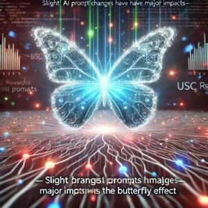 AIプロンプトの微変更が大きな影響、USC研究が「バタフライ効果」を明らかに - innovaTopia - （イノベトピア）