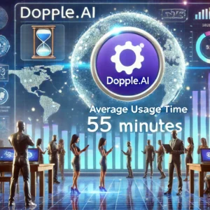 Dopple.aiがソーシャル大手を凌駕、平均利用時間55分で新境地へ