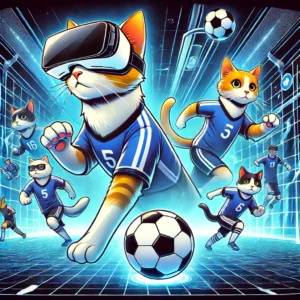 猫が主役のVRサッカーゲーム「PAWBALL」、開発中！