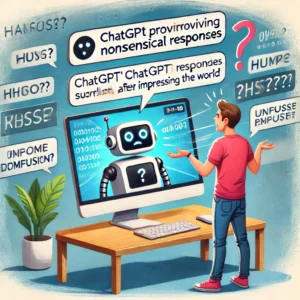 ChatGPT混乱: 世界を驚かせた直後に意味不明な回答を提供