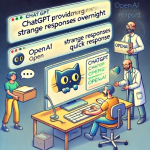 ChatGPTが一晩中奇妙な返答、OpenAIが修正に迅速対応