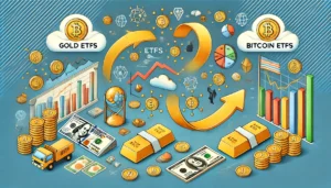 金ETF資金流出、ビットコインETFへの流入加速中 - innovaTopia - （イノベトピア）