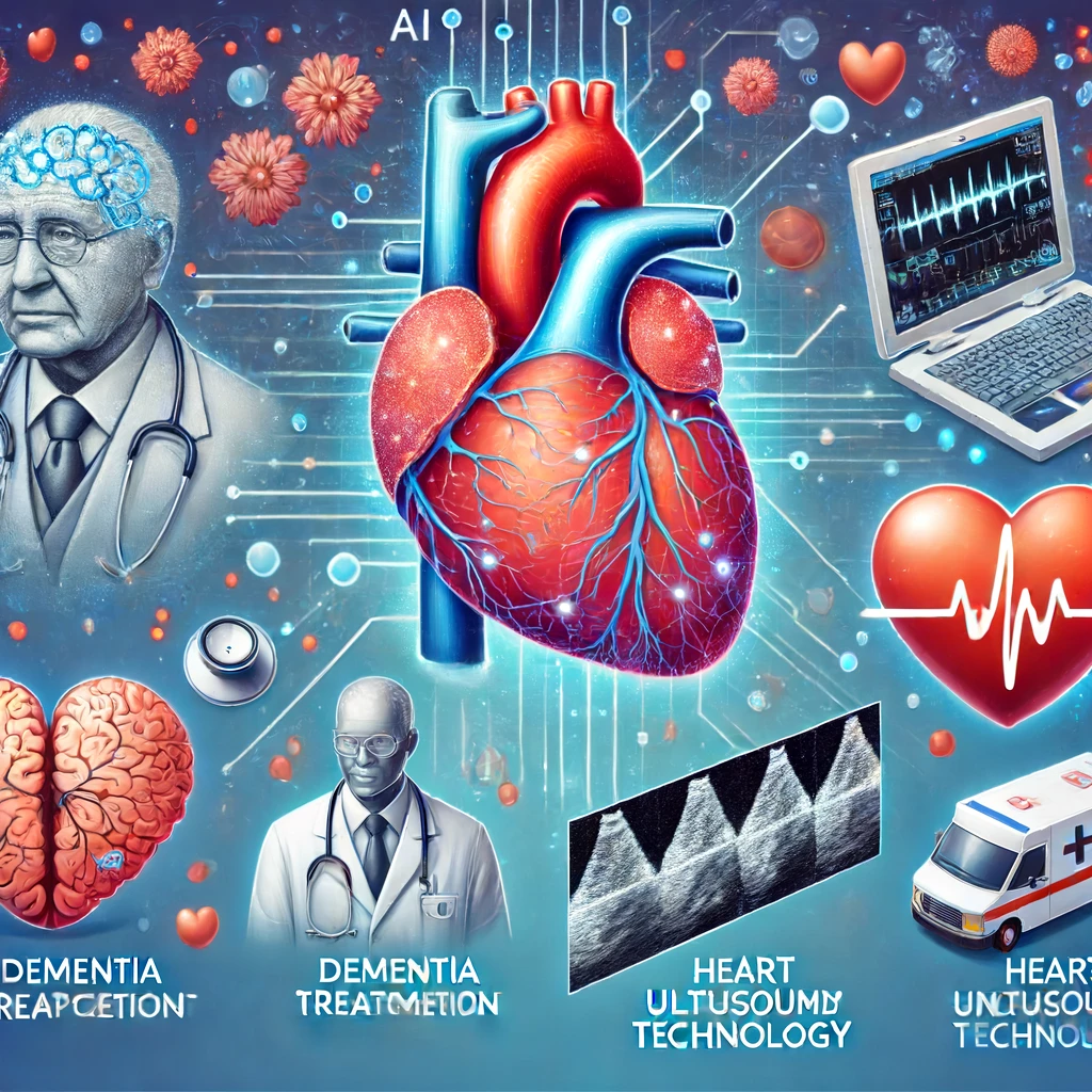 DALLE 2024-06-18 221328 - An illustration showing AI-driven medical innovations with advancements in dementia treatment and heart ultrasound technology highlighting comprehen - innovaTopia AI活用で医療革新、認知症治療から心臓超音波技術まで全面展開 - innovaTopia - (イノベトピア)