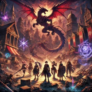 “Legendary Tales: 廃墟の町で繰り広げられる冒険と戦いの物語”