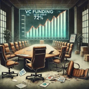 ゲーム業界のVC資金調達、前年比72%減の衝撃波！