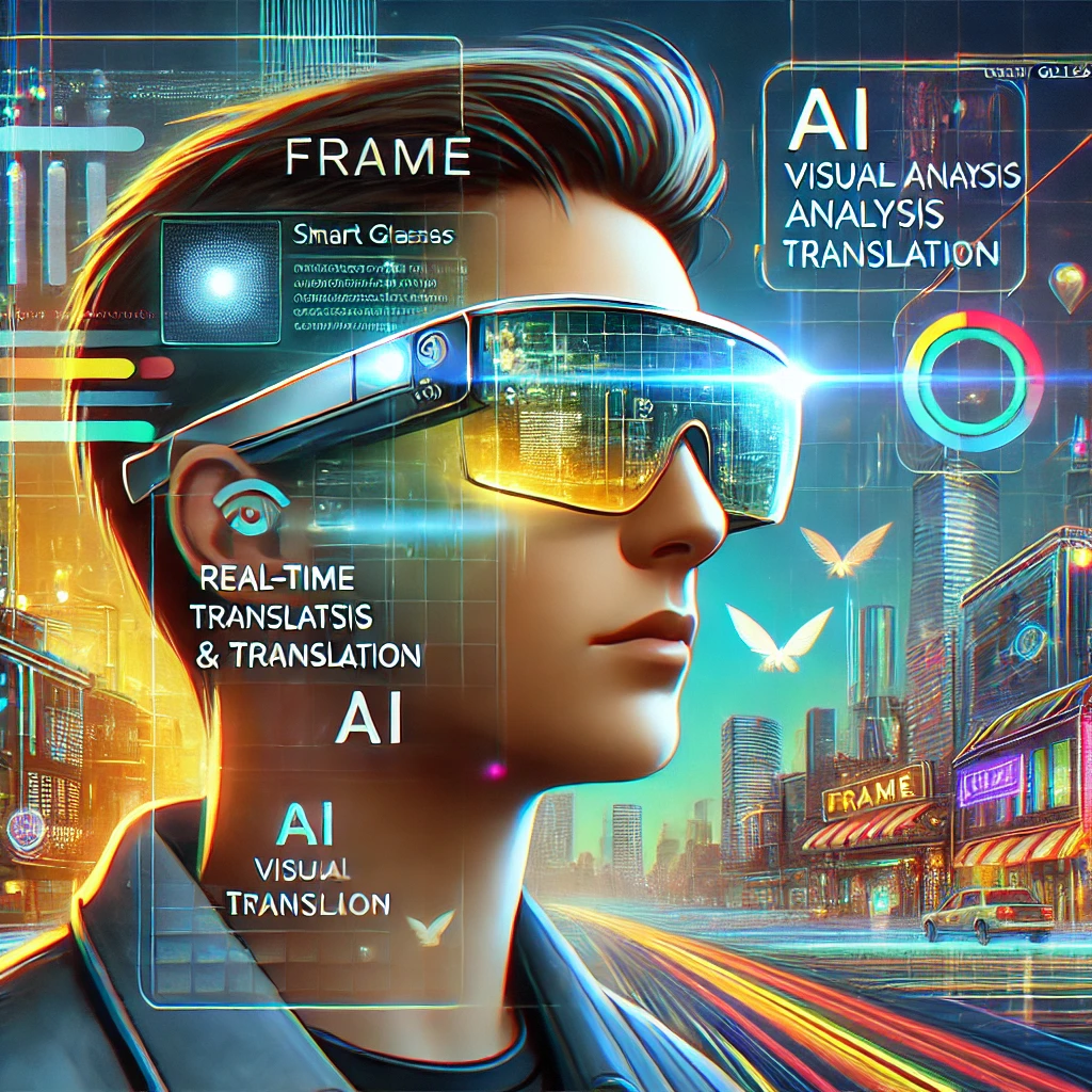 Frameスマートグラス登場: AI視覚分析と翻訳を349ドルで提供 - innovaTopia - （イノベトピア）