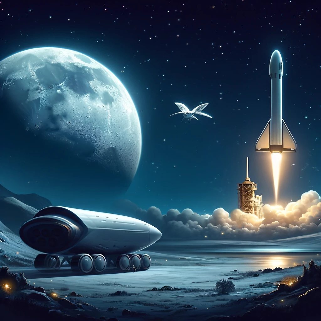 SpaceXのStarship、月への道を切り開くテストフライト成功！ - innovaTopia - （イノベトピア）
