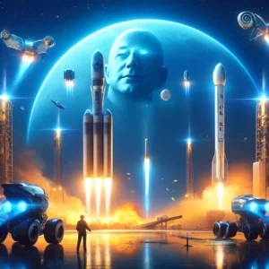 宇宙開発競争激化：ベゾスのBlue Origin、マスクのSpaceXに挑む