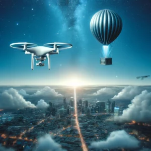 気球からドローンへ、高速ネット接続の新時代への転換