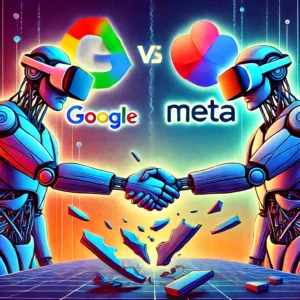 GoogleとMeta、提携交渉決裂！XR市場の競争激化へ