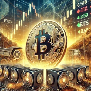 ビットコイン最高値更新もマイニング株は低迷、ETFへのシフトが影響