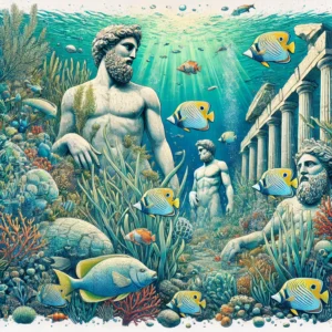 海底の彫刻が救う！イタリア沿岸の海草と魚類の未来