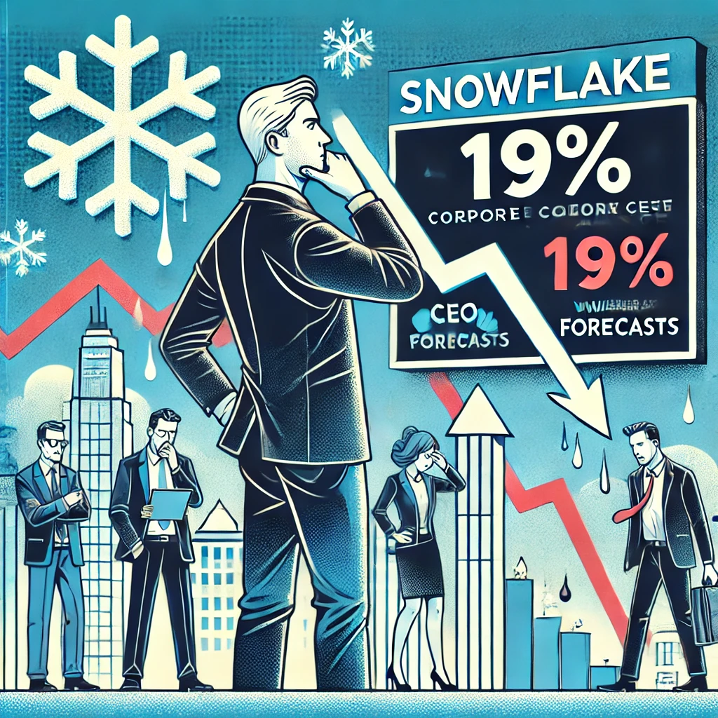 Snowflake株19%急落、CEO交代と弱気予測が影響 - innovaTopia - （イノベトピア）