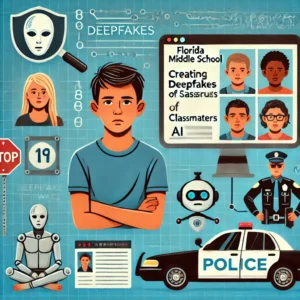 フロリダ州中学生、クラスメートのディープフェイクヌードで逮捕：AI悪用の新局面
