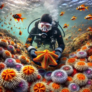 バレンタインデーに絶滅危惧ヒマワリヒトデ救出作戦、カリフォルニアで始動