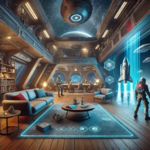 宇宙船リビングで冒険！Quest 3専用「Starship Home」がMR技術で新境地