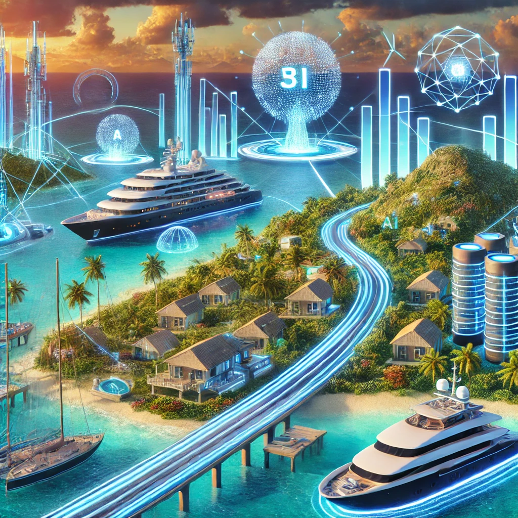 DALLE 2024-09-12 051234 - A digital illustration depicting the small Caribbean island of Anguilla experiencing an economic boom through AI and domain registration In the foreg - innovaTopia カリブ海の小国アンギラ、AIドメインで経済大躍進! - innovaTopia - (イノベトピア)
