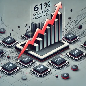 半導体業界に衝撃、ASML予約61%減で株価転落