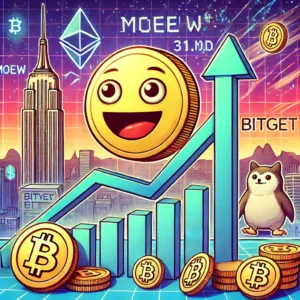ミームコイン「MOEW」発行で市場価値3100万ドルに急騰、Bitgetが新たな波を起こす