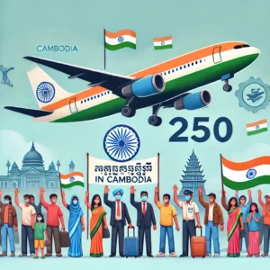 インド市民、カンボジアでの詐欺雇用から救出へ – 250人帰国成功
