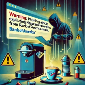警告：Nespressoの脆弱性を突くフィッシング攻撃、バンク・オブ・アメリカ偽装メールから発端
