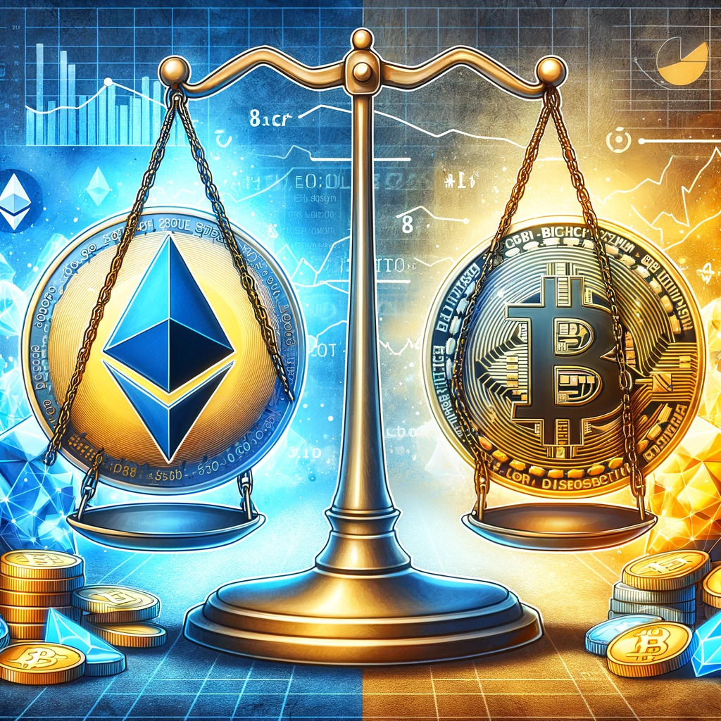 イーサリアム対ビットコイン比率、デスクロスに接近か？市場の長期弱気トレンド示唆 - innovaTopia - （イノベトピア）