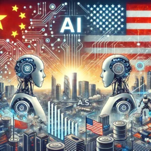 中国、AI競争で米国に挑戦 – 自国開発と国際協力の狭間で