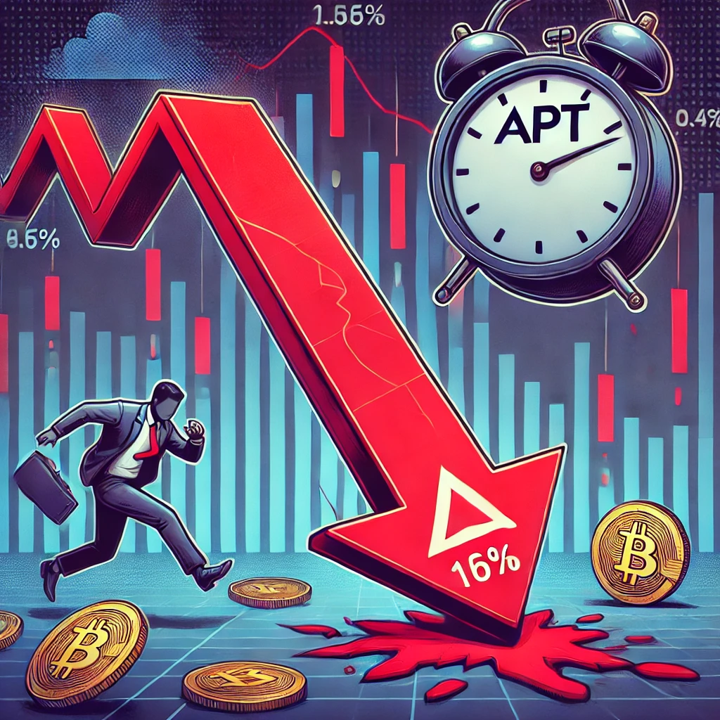 APT価格、トークン解放前に16%急落 - 暗号市場の新たな試練 - innovaTopia - （イノベトピア）