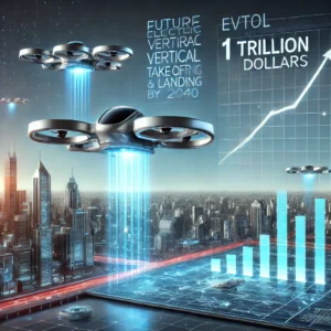 eVTOL市場、2040年に1兆ドル到達の可能性：JPMorgan予測