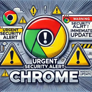 緊急警告: Chromeが重大なセキュリティ脆弱性に対応、即時アップデートを!