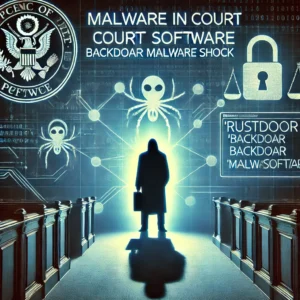 裁判所ソフトウェアに潜む危険：バックドアマルウェア「RustDoor」配布の衝撃