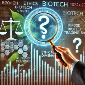 議員の株取引が浮き彫りにするバイオテク禁止法案の影響と倫理問題