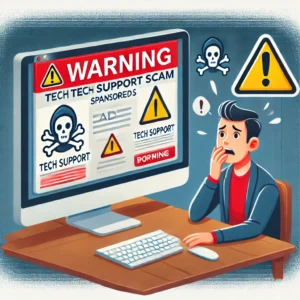 警告：スポンサー広告を悪用した新たなテックサポート詐欺が家庭を襲う