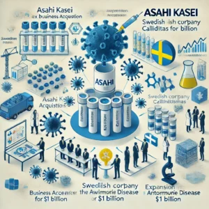 旭化成、10億ドルでスウェーデンのCalliditasを買収、自己免疫疾患市場へ進出