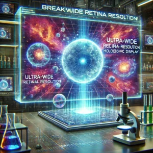 超広角レチナ解像度ホログラフィックディスプレイ、研究の突破口を開く