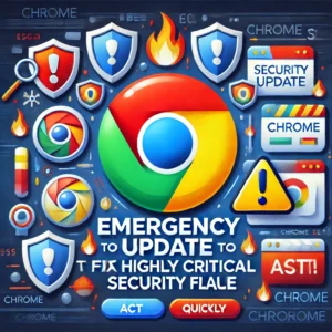 “Chrome緊急アップデート：高重大度セキュリティ欠陥修正、ユーザーに速やかな対応を呼びかけ”