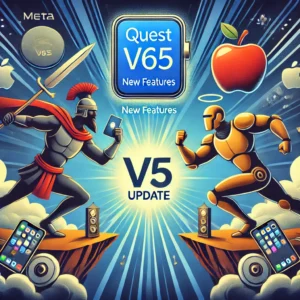 Meta対Apple、Quest v65アップデートで競争激化: 機能強化とユーザー体験向上に注目