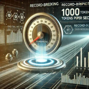 SambaNovaがAI速度記録を更新、秒速1000トークン達成！