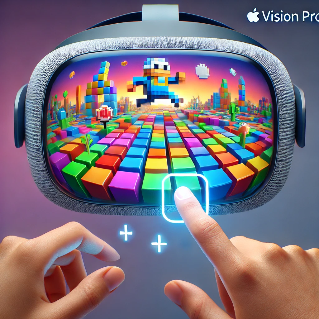 Apple Vision Pro革新操作: 手の動きでCrossy Road Castleを支配！ - innovaTopia - （イノベトピア）