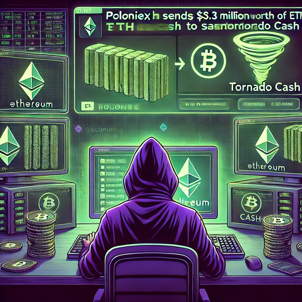 Poloniexハッカー、330万ドル相当のETHを制裁対象のTornado Cashに送金 - innovaTopia - （イノベトピア）