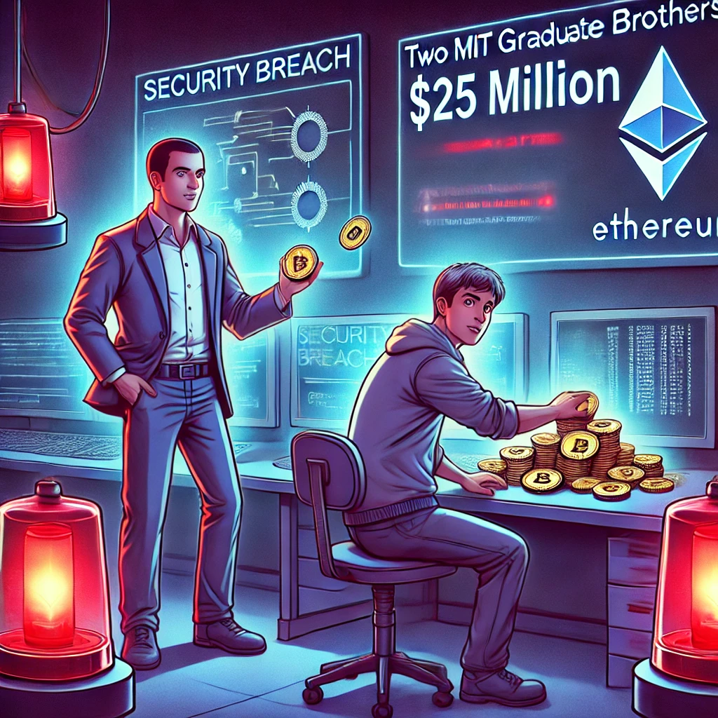 MIT卒兄弟がEthereumから2500万ドル窃盗、暗号通貨セキュリティに警鐘 - innovaTopia - （イノベトピア）