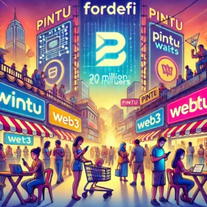 Fordefiがインドネシア進出、Pintuの2000万ユーザーにWeb3ウォレット提供