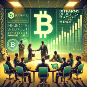 Bitfarms、Riotの買収提案を拒否 – 株価は上昇中