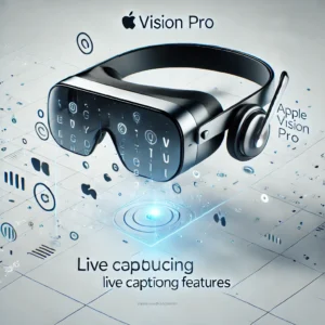 Apple Vision Pro、全システム対応のライブキャプション機能を年内導入へ！