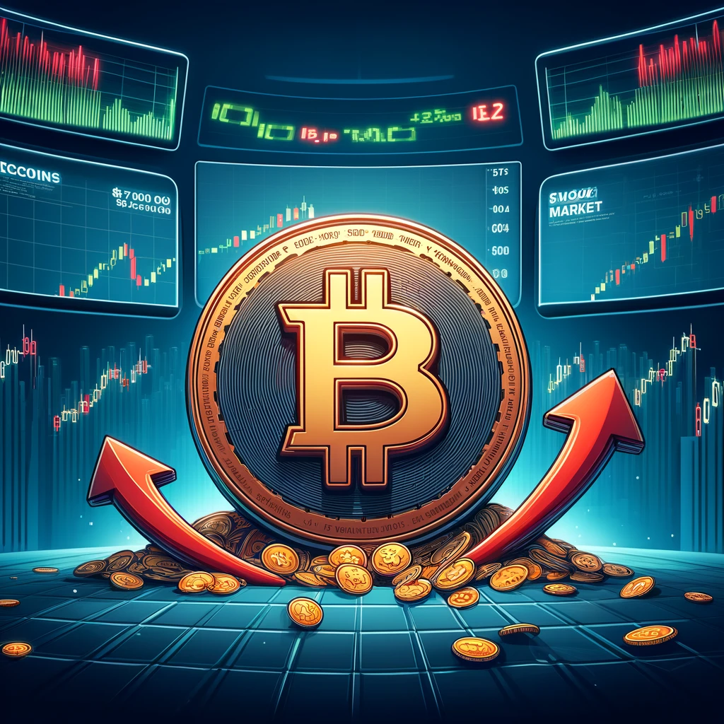 ビットコインが70,000ドル超え後に下落、市場は依然強気 - innovaTopia - （イノベトピア）