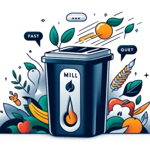 食品廃棄物の処理を革新するMillの新容器、速く静かに動作し環境負荷も軽減